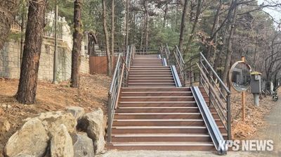 용인특례시 기흥구, 보라동 경관녹지 산책로 시설 교체