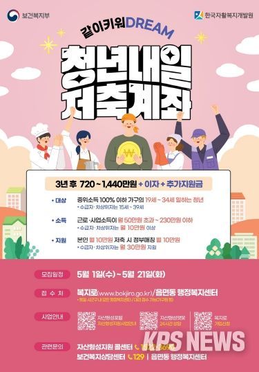 오산시, 청년 자립 지원을 위한 ‘청년내일저축계좌’신규 가입자 모집