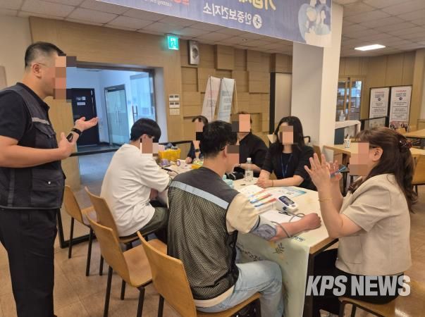 평택시 포승건강생활지원센터, ㈜ 삼기와 함께하는 '찾아가는 직장인 건강 나눔 캠페인' 실시