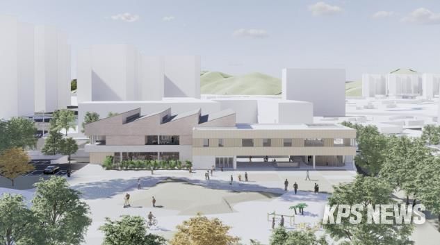 (가칭)봉담와우복합문화도서관 조감도