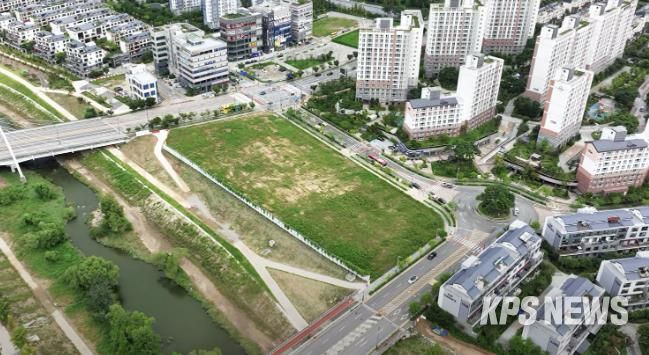 화성특례시 오산동 1010 일원 화성시립미술관 부지 항공사진