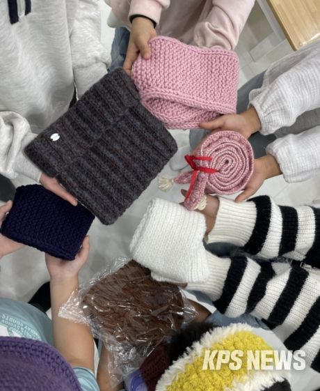 평택시 오성 지역아동센터, “방한용품” 기부 행사