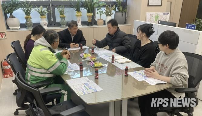 수원시 영통구 영통3동 생활폐기물 수집·운반 대행업체와 간담회 개최