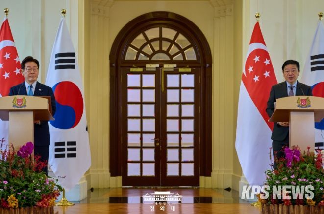 한-싱가포르 공동언론발표(청와대)