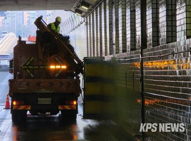 수원시 권선구, 새봄맞이 도로시설물 세척 실시